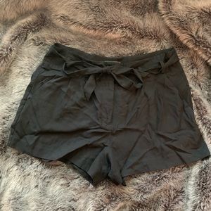 BCBG Chic Tie-Waist Shorts